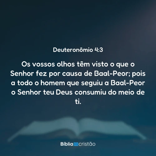 Deuteronômio 4:3