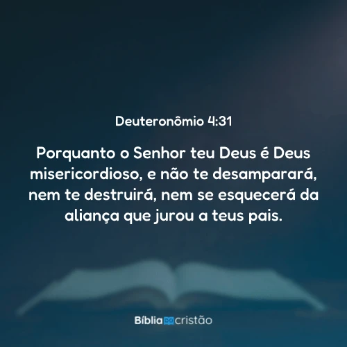 Deuteronômio 4:31