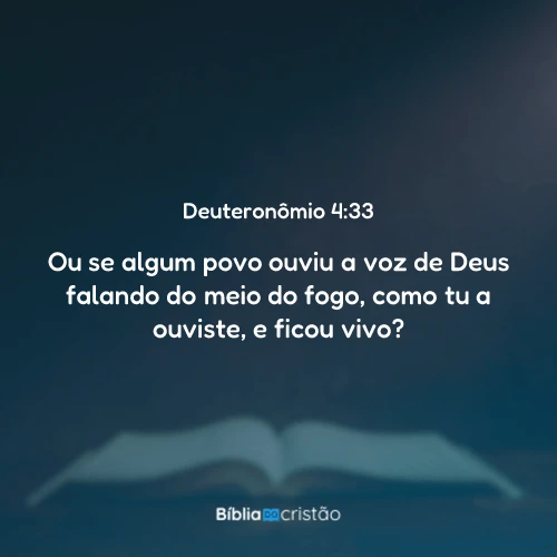 Deuteronômio 4:33
