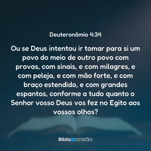 Deuteronômio 4:34