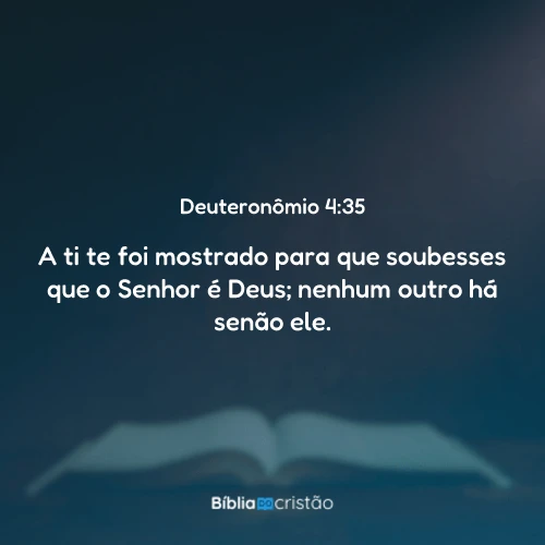 Deuteronômio 4:35
