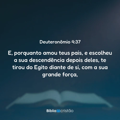 Deuteronômio 4:37