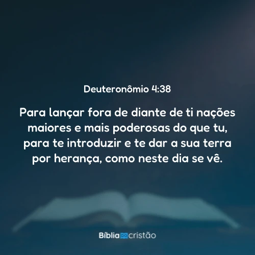 Deuteronômio 4:38