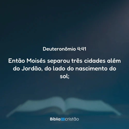 Deuteronômio 4:41