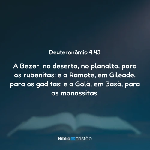 Deuteronômio 4:43