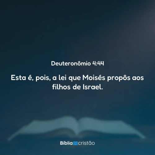 Deuteronômio 4:44