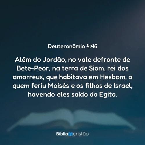 Deuteronômio 4:46