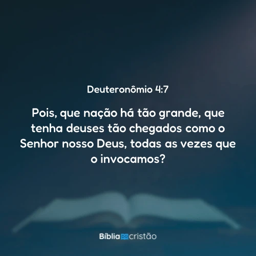 Deuteronômio 4:7