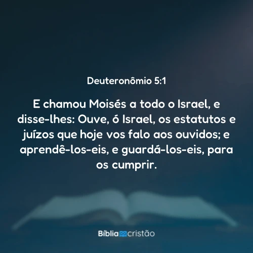 Deuteronômio 5:1