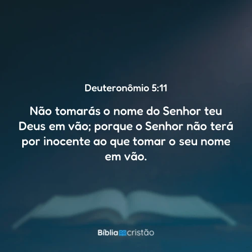 Deuteronômio 5:11