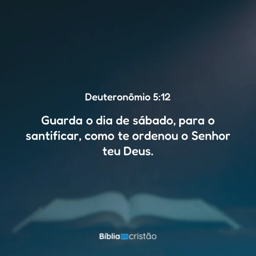 Deuteronômio 5:12