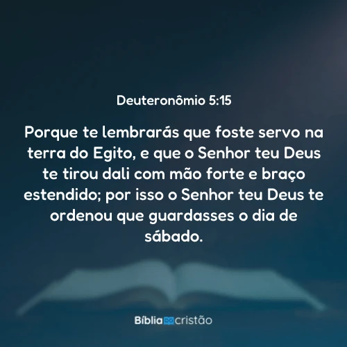 Deuteronômio 5:15
