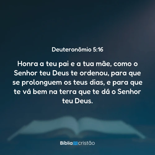 Deuteronômio 5:16