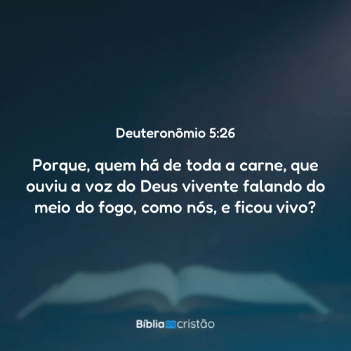 Deuteronômio 5:26