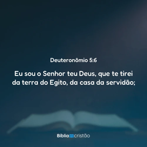 Deuteronômio 5:6