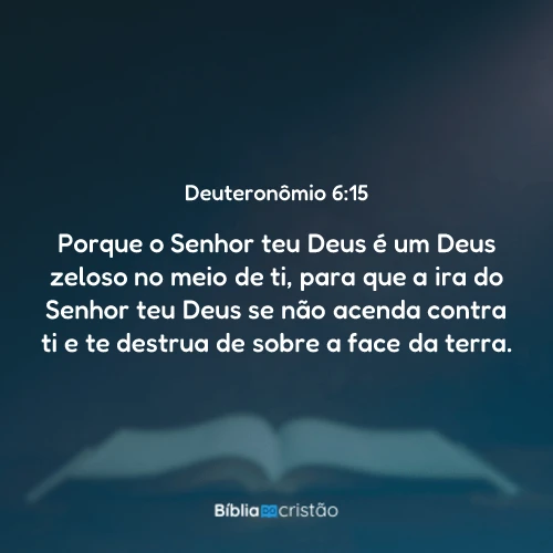 Deuteronômio 6:15