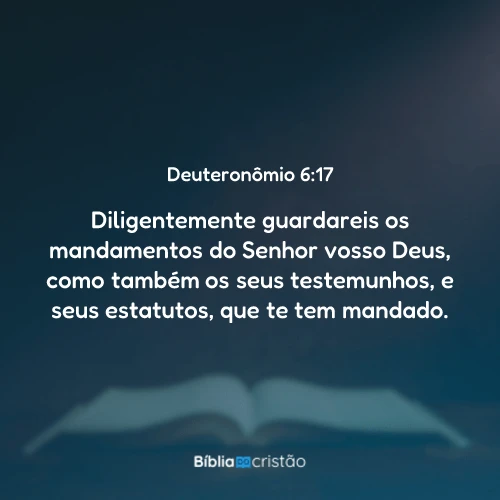 Deuteronômio 6:17