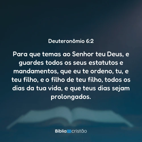 Deuteronômio 6:2