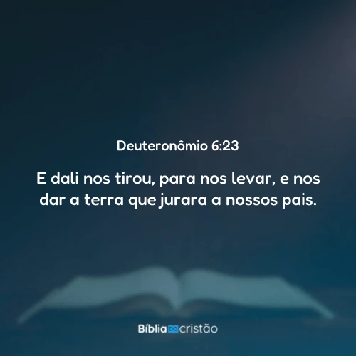 Deuteronômio 6:23