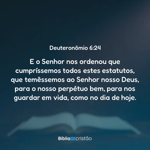 Deuteronômio 6:24