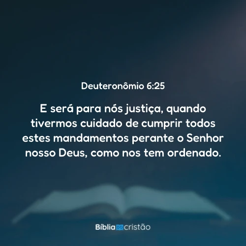 Deuteronômio 6:25