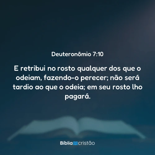 Deuteronômio 7:10