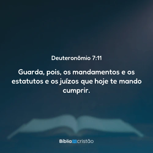 Deuteronômio 7:11