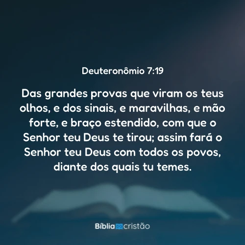 Deuteronômio 7:19