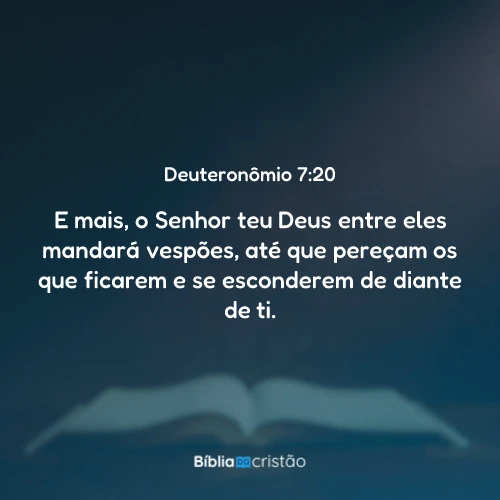 Deuteronômio 7:20