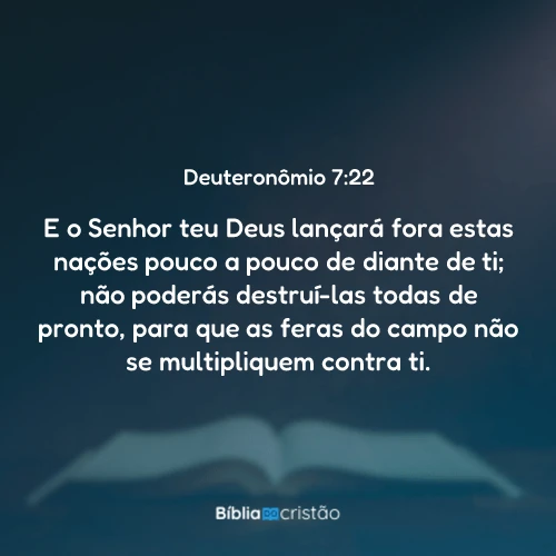 Deuteronômio 7:22