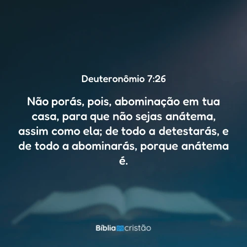 Deuteronômio 7:26