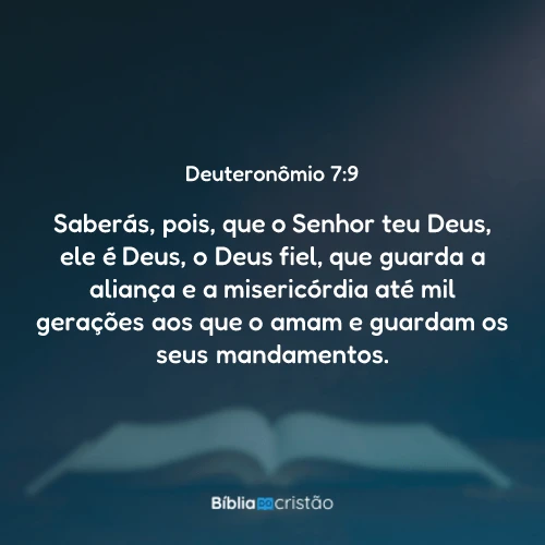 Deuteronômio 7:9