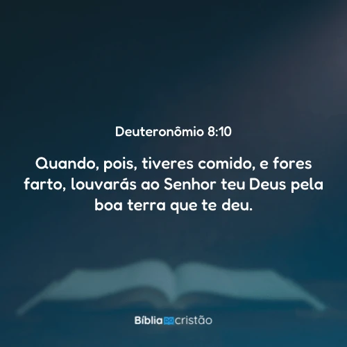 Deuteronômio 8:10