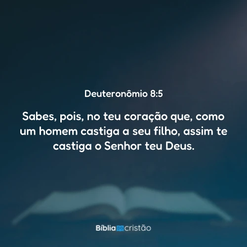 Deuteronômio 8:5