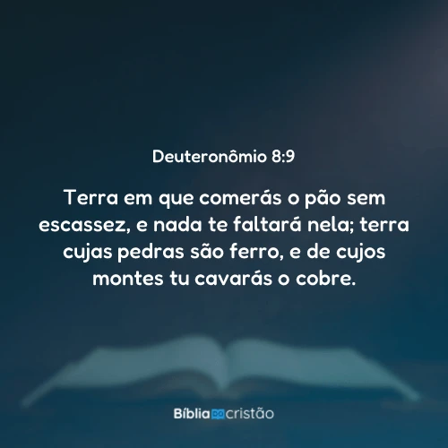 Deuteronômio 8:9