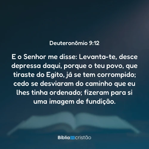 Deuteronômio 9:12
