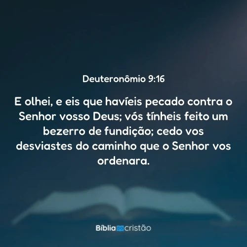 Deuteronômio 9:16