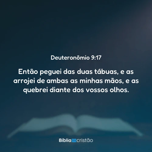 Deuteronômio 9:17