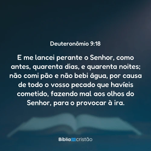 Deuteronômio 9:18