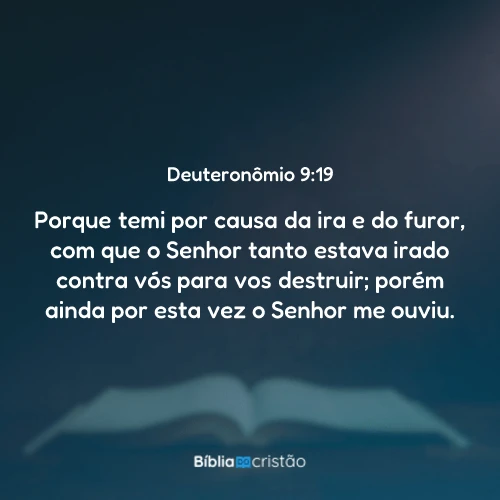 Deuteronômio 9:19