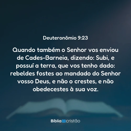 Deuteronômio 9:23