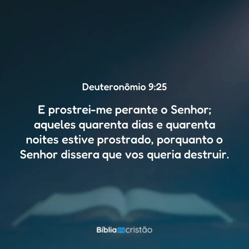 Deuteronômio 9:25
