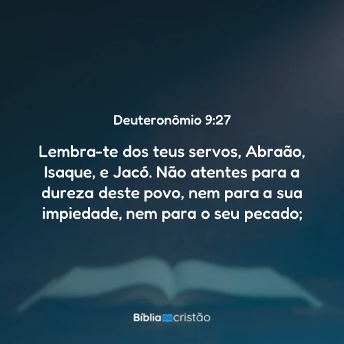 Deuteronômio 9:27