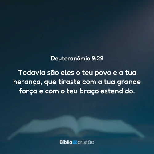 Deuteronômio 9:29