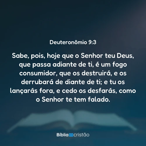 Deuteronômio 9:3