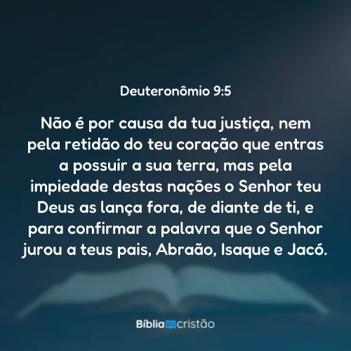 Deuteronômio 9:5
