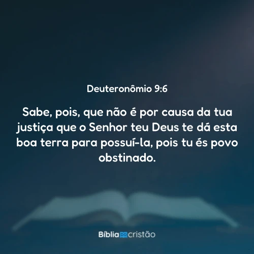 Deuteronômio 9:6