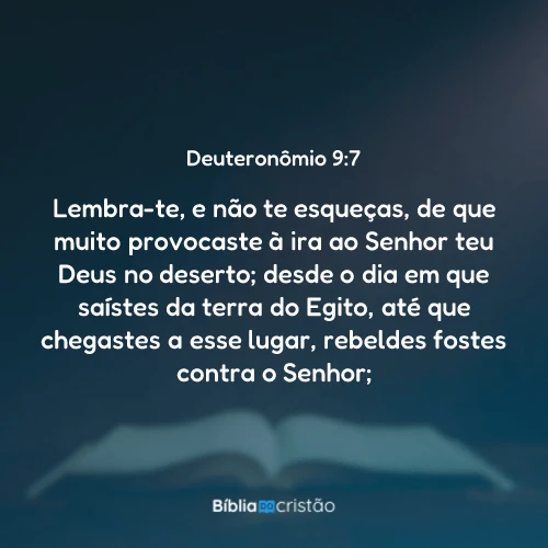 Deuteronômio 9:7