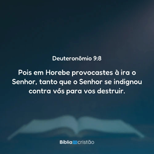 Deuteronômio 9:8