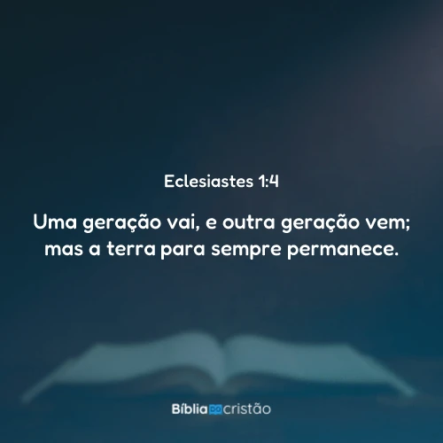 Eclesiastes 1:4